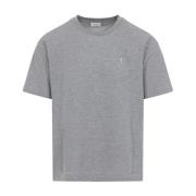 Saint Laurent Neutral T-shirt för män Gray, Herr