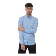 Fay Casual skjorta Blue, Herr