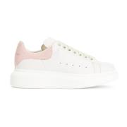 Alexander McQueen Vita Lädersneakers för Kvinnor White, Dam