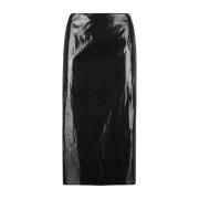 Alexander McQueen Svart pennkjol midi Black, Dam