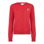 Saint Tropez Valentinasz Cardigan Flame Scarlet Red, Dam