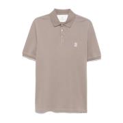 Brunello Cucinelli Bruna T-shirts och Polos Brown, Herr