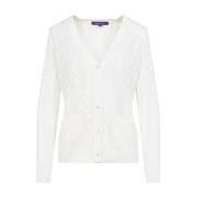 Ralph Lauren Damkläder Tröja Naken & Neutrals Ss25 White, Dam