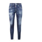 Dsquared2 Klassiska Denimbyxor med Fem Fickor Blue, Herr