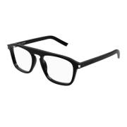 Saint Laurent Modern Klassisk Lås Bro Solglasögon Black, Unisex