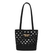 Prada Medium Axelväska Black, Dam