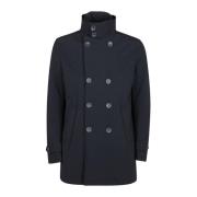 Herno Washington Peacoat med Avtagbar Väst Black, Herr