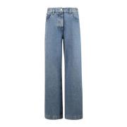 The Attico Vida Ben Denim Byxor Blue, Dam