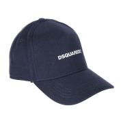 Dsquared2 Stilig Hatt för Män och Kvinnor Blue, Herr