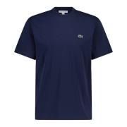 Lacoste Logo T-shirt, mångsidigt basplagg Blue, Herr