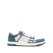 Amiri Teal Blå Lace-Up Sneaker White, Herr