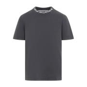 Golden Goose T-shirt med brodyr för stiligt utseende Gray, Dam