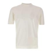 Filippo De Laurentiis Bomull Crepe T-shirt och Polo White, Herr