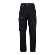 MM6 Maison Margiela Klassiska Denimbyxor med Fem Fickor Blue, Herr