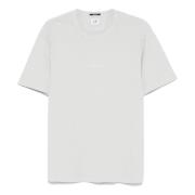 C.p. Company Blå Räv T-shirts för män White, Herr