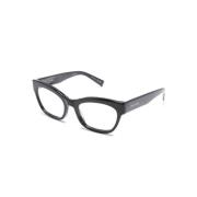 Saint Laurent Klassisk Svart Optisk Ram Black, Dam