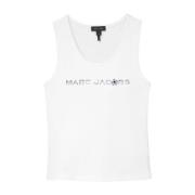 Marc Jacobs Paljett Daisy Tank Top White, Dam