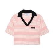 Msgm Rosa T-shirt och Polo för kvinnor Pink, Dam