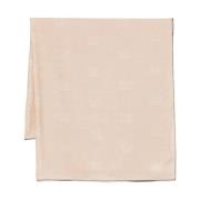 Max Mara Elegant Sidenscarf Beige, Dam