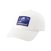 Casablanca Vit Bomull Grekisk Tempel Gummikåpa White, Unisex