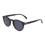 Eyewear by David Beckham Retro Runda Solglasögon Kollektion Black, Uni...