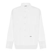 Jean Paul Gaultier Vit Poplin Skjorta Elegant Stil White, Dam