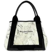 Balenciaga Vintage Pre-owned Canvas totevskor White, Dam