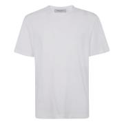 Golden Goose Sliten Bomull Jersey Regular T-shirt White, Herr