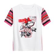 Desigual Kortärmad T-shirt Kollektion White, Dam