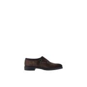 Santoni Metallspänne Läder Loafers Brown, Herr