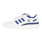 Adidas Läder Sneakers med Gummisula White, Herr