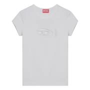 Diesel Kortärmad rund hals T-shirt White, Dam