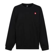 The North Face Oversized Crew Sweatshirt Black, Herr