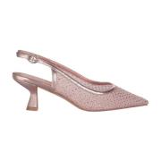 ALMA EN PENA Glittrande Kitten Heel Sko Pink, Dam