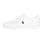 Polo Ralph Lauren Lädersneakers med Gummisula White, Herr