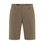 BomBoogie Bermuda i stretch teknisk jersey Brown, Herr