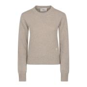 Ami Paris Tonal ADC Sweater Beige, Dam