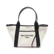 Balenciaga Vintage Pre-owned Bomull balenciaga-vskor Beige, Dam