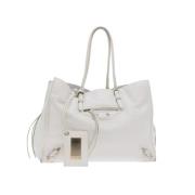 Balenciaga Vintage Pre-owned Laeder handvskor White, Dam