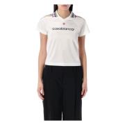 Casablanca Fotboll Baby Tee White, Dam