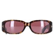 Tom Ford Pre-owned Pre-owned Plast solglasgon Brown, Dam