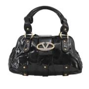 Valentino Vintage Pre-owned Canvas handvskor Black, Dam