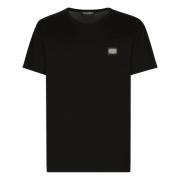 Dolce & Gabbana Svarta T-shirts och Polos Black, Herr