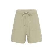 Kaffe Grön Shorts & Knickers Sjögräs Beige, Dam