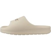 Lacoste Kvinnors Serve Slide Sandaler Beige, Dam