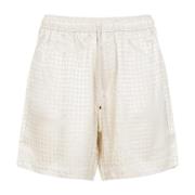 Amiri Neutrala Bermuda Shorts för Män Beige, Herr