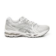 Asics Grå Mesh Sneakers Rund Tå Gray, Dam