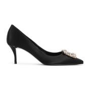 Roger Vivier Svarta Pumps Elegant Stil Skor Black, Dam