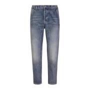 Eleventy Arbetskläder Denim Byxor Blue, Herr