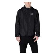 Emporio Armani EA7 Vår/Sommar Herr Polyester Jackor Kollektion Black, ...